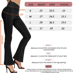Crossover High Waisted Flare Pant Wide Leg