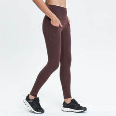 Yoga Leggings Full Length with Side Pockets High Waisted Buttery Soft Yoga Pant