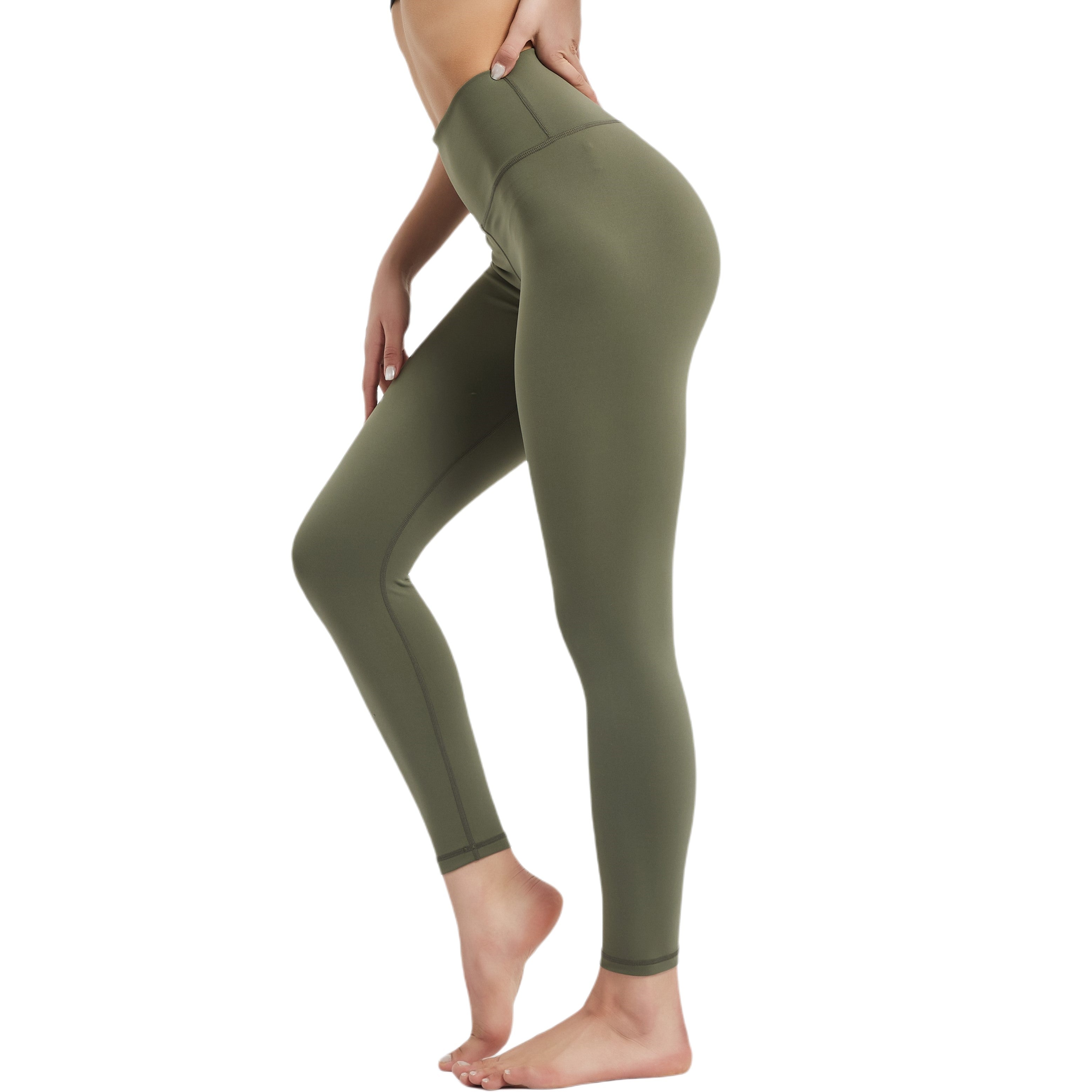 New womens 2 piece workout outfit seamless bra amp leggings szS army  green  eBay